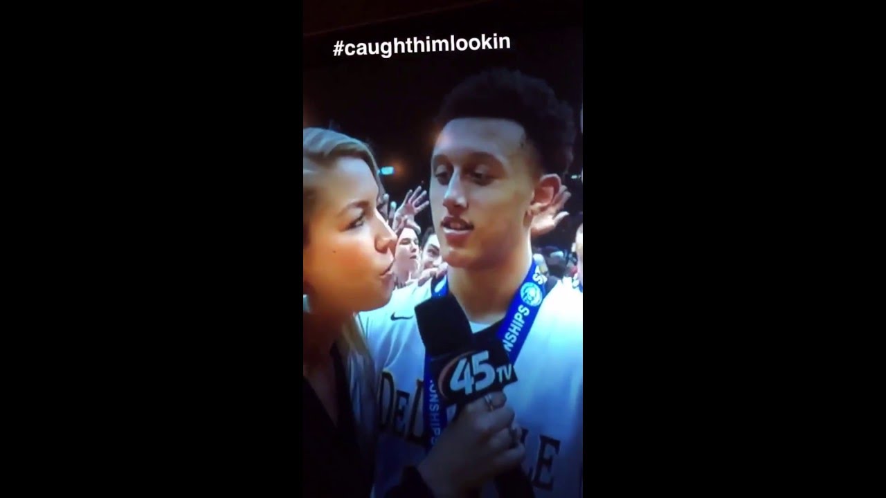 High school basketball player falls in love with reporter