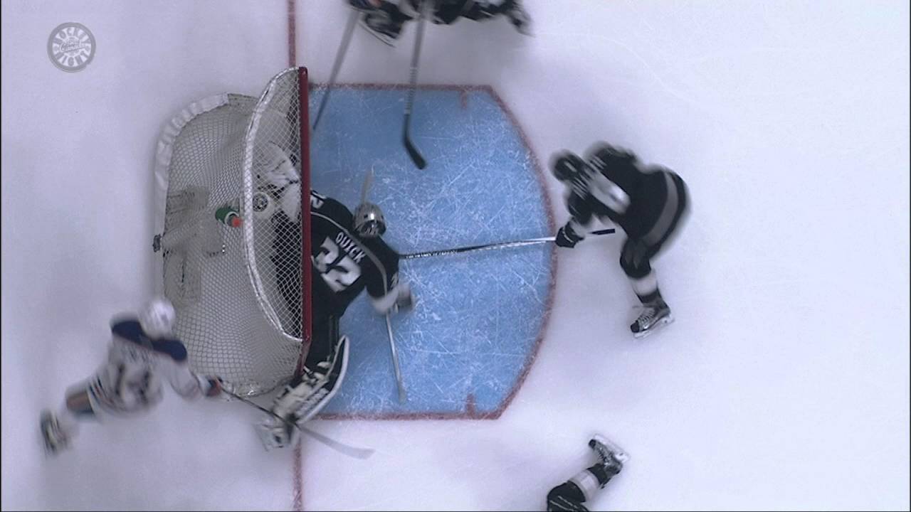 Jonathan Quick makes miraculous glove save on the Oilers