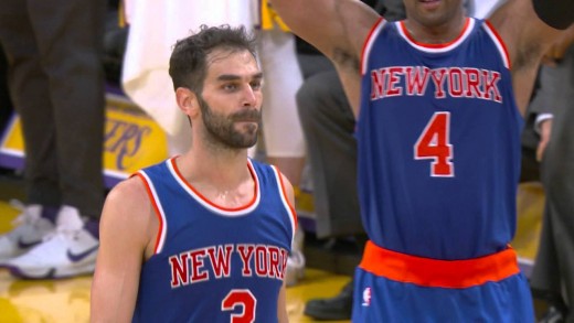 Jose Calderon hits game winning 3-pointer for the Knicks