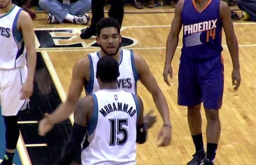 Karl-Anthony Towns posterizes Mirza Teletovic