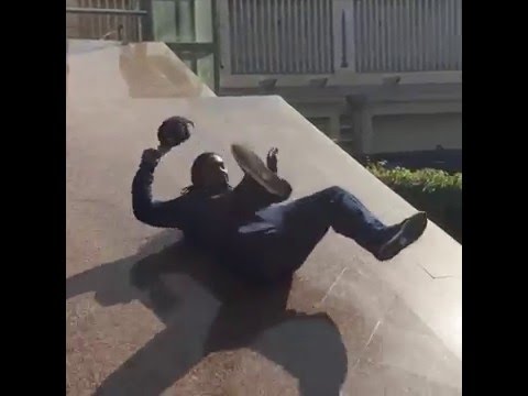 Marshawn Lynch slides into retirement in style