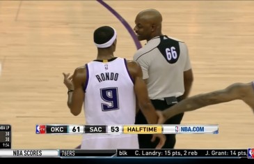 Rajon Rondo gets two delay of game technical fouls