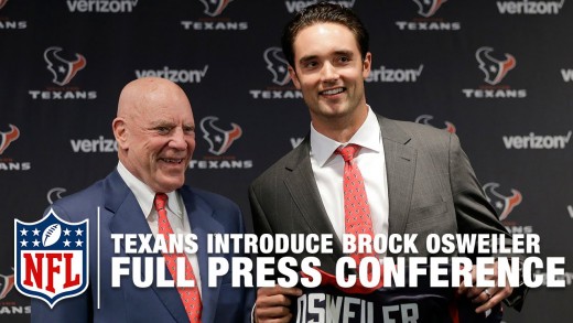 Brock Osweiler says “Texans on cusp of being great”