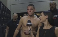 Nate Diaz backstage interview after winning UFC 196