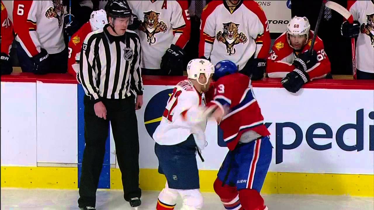 Panthers' Shawn Thorton pissed at refs for stopping fight