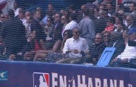 President Obama & Raul Castro sit together at Rays game in Cuba