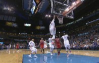 Russell Westbrook throws down the thunderous slam