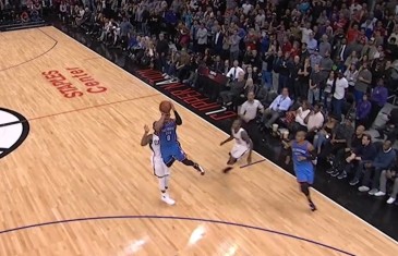 Russell Westbrook with an atrocious shot selection to end game
