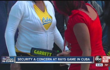 Security was a concern at Rays game in Havana, Cuba