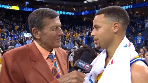 Stephen Curry calls Craig Sager an inspiration to the Warriors