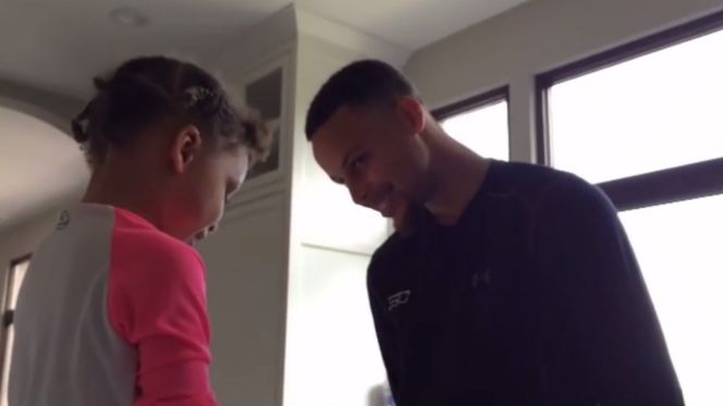 Riley Curry sings happy birthday to Stephen Curry