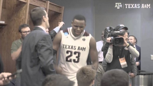 Texas A&M lit in the locker room after completing comeback win