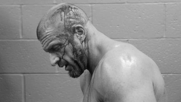 Triple H gets staples to his head after brutal head wound