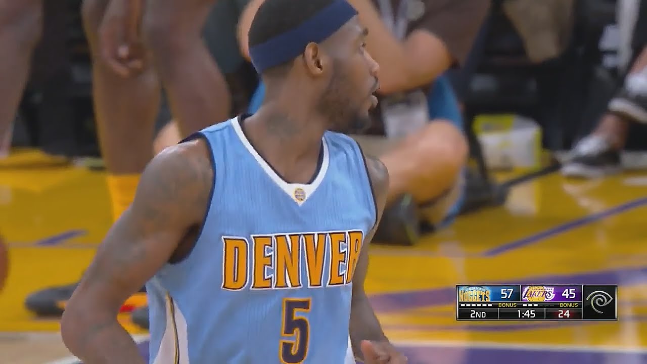 Will Barton throws down the powerful alley-oop slam