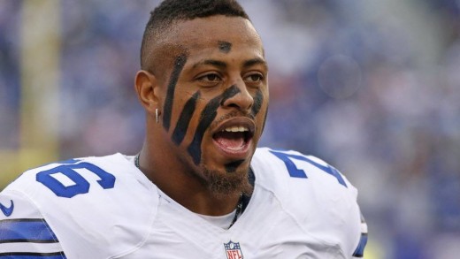 Greg Hardy denies ever hitting a woman