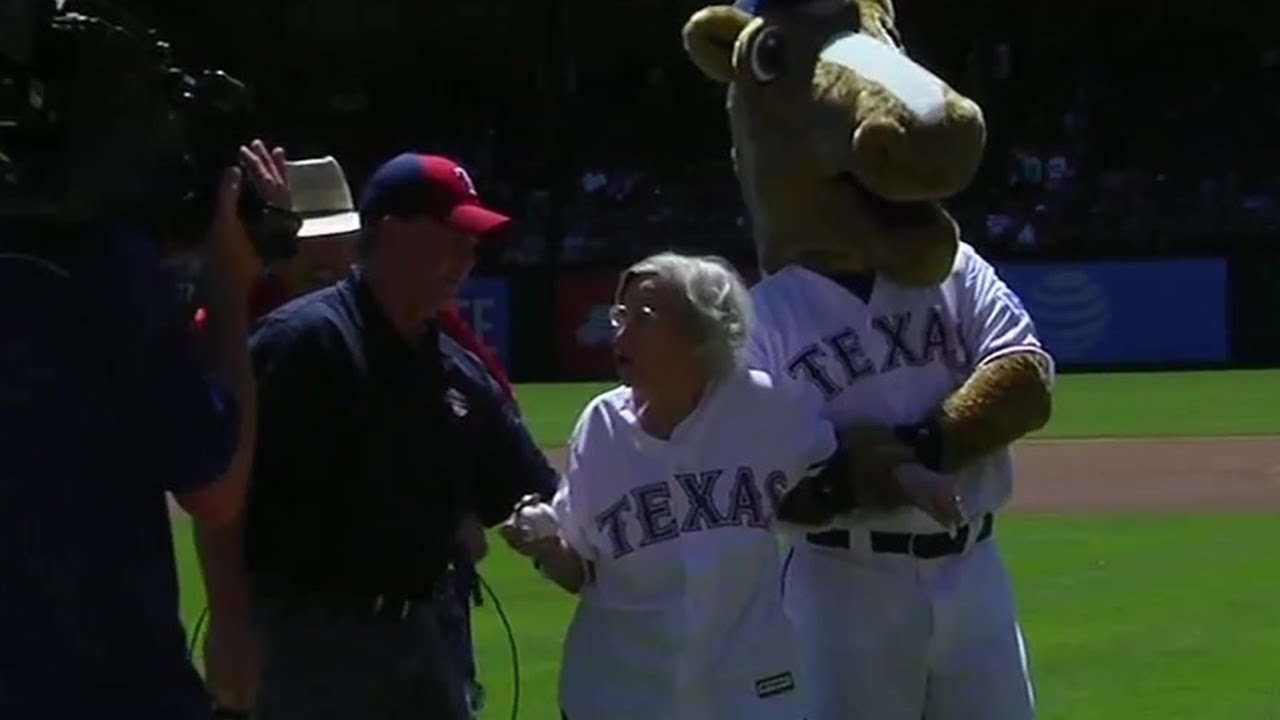 105-year old Texas Rangers fan reveals the secret to living long