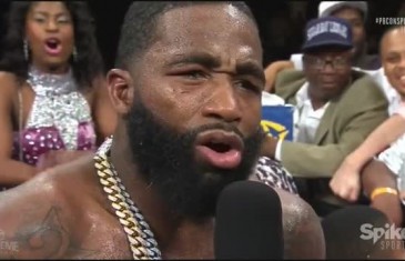 Adrien Broner calls out Floyd Mayweather to his face