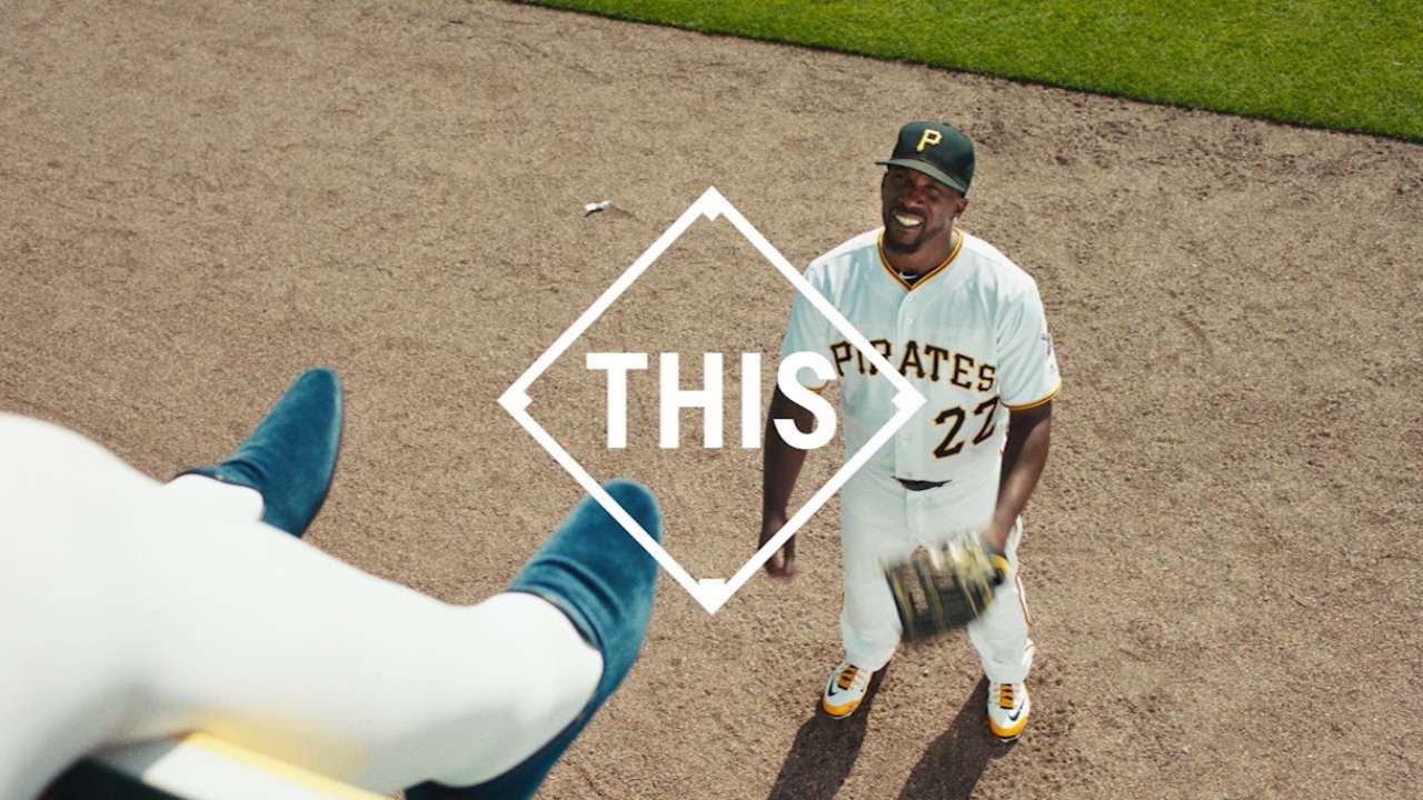 Andrew McCutchen can catch anything (MLB Commercial)