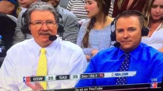 Golden State Warriors announcer calls Spurs fans “jerk offs”