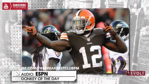 Breakfast Club gives Josh Gordon “Donkey of the Day”