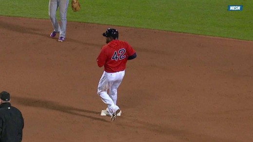 David Ortiz actually stole a base on the Toronto Blue Jays