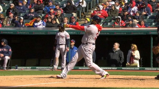 David Ortiz goes yard in the Red Sox opener