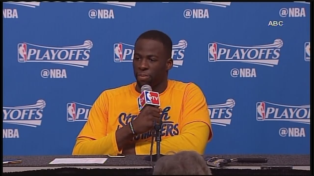 Draymond Green checks a reporter for baiting him into Houston flood comments