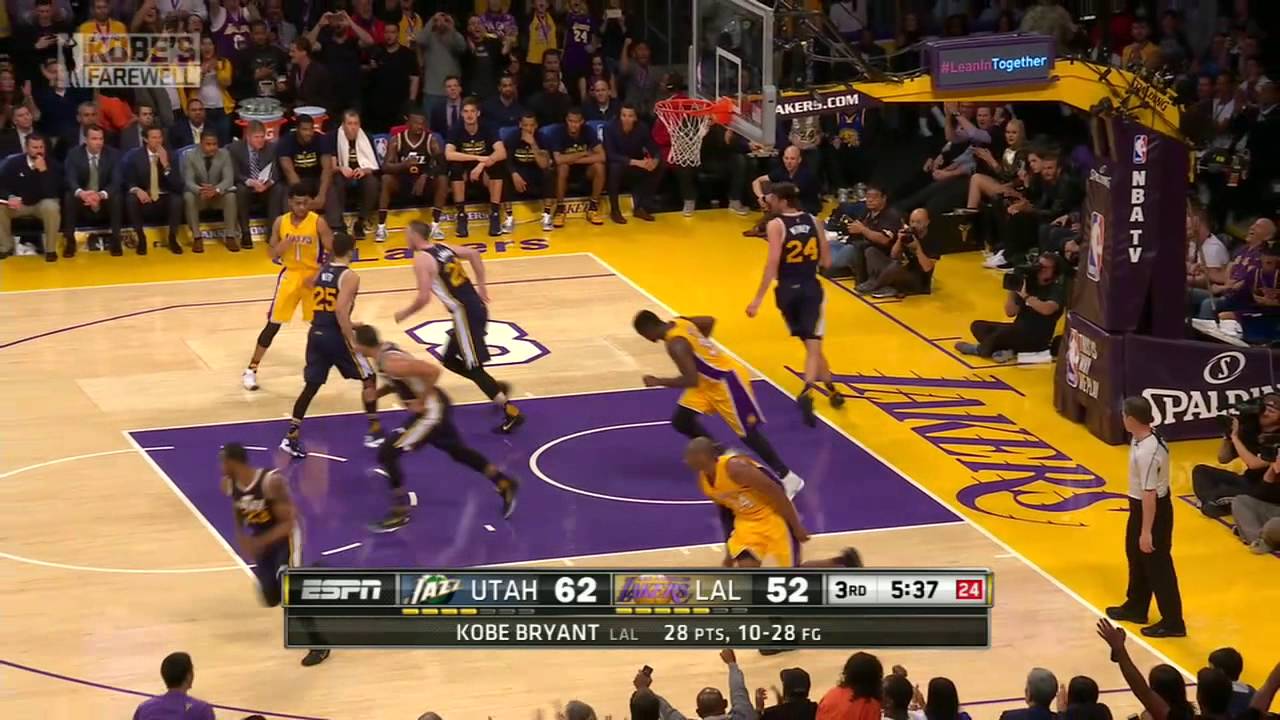 Every single one of Kobe Bryant's 60 points in his finale game