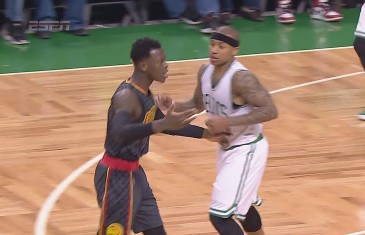 Isaiah Thomas & Dennis Schroder get double techs after two altercations