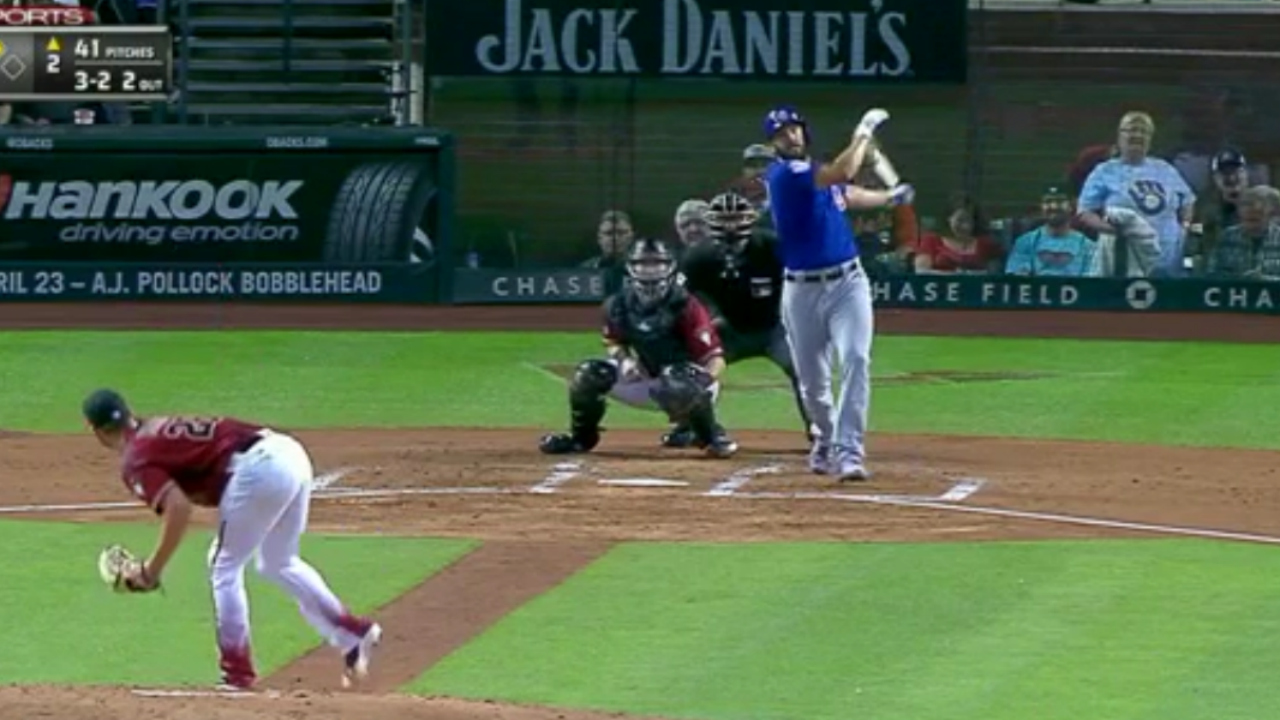 Cubs pitcher Jake Arrieta belts a massive two run homer
