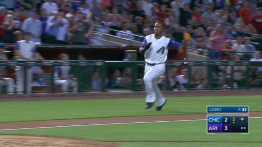 Jean Segura hits inside the park homer & Kyle Schwarber gets hurt