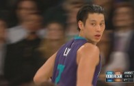 Jeremy Lin brings back Linsanity in New York with cross over 3-pointer