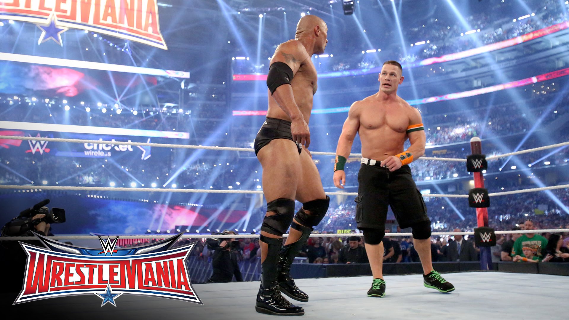 John Cena joins forces with The Rock at Wrestle Mania 32
