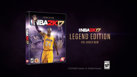 Kobe Bryant to appear on the cover of NBA 2K17