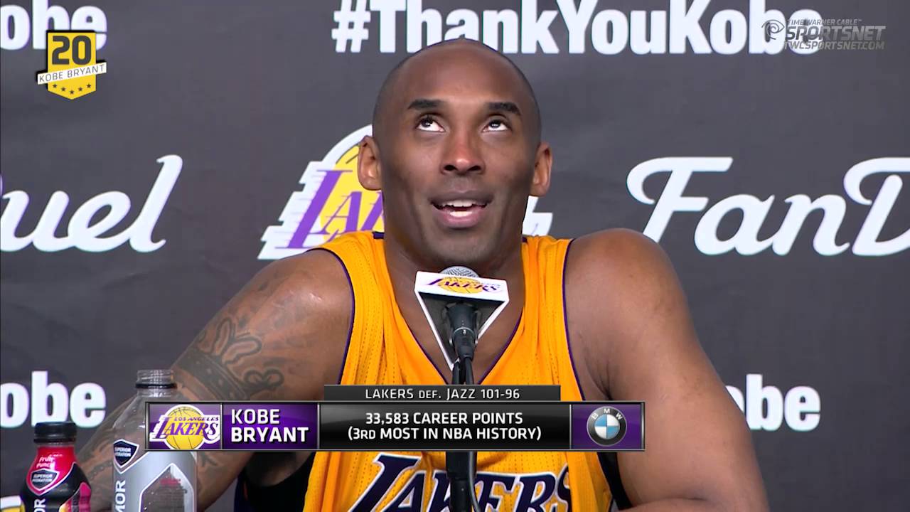 Kobe Bryant's final press conference (31 minutes)