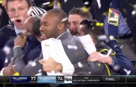 Kris Jenkins hits buzzer beater 3-pointer for the National Championship