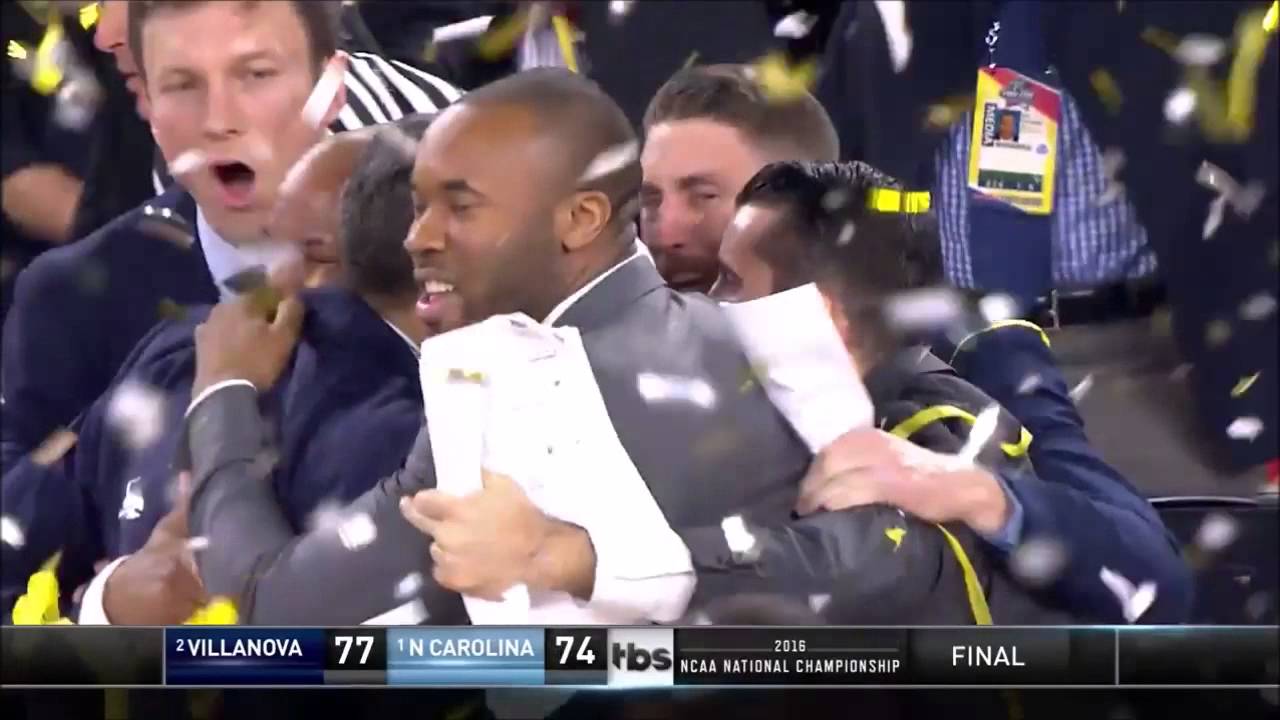 Kris Jenkins hits buzzer beater 3-pointer for the National Championship