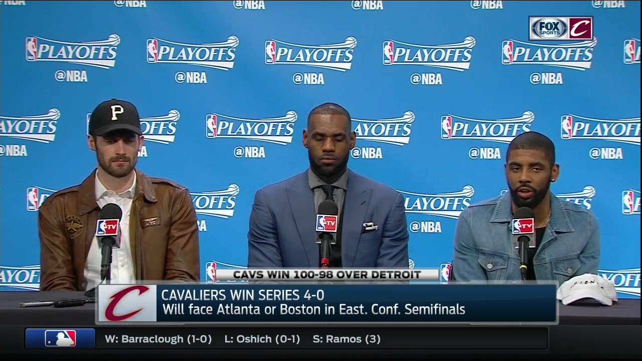 Kyrie Irving speaks on the growth of Cleveland's big 3