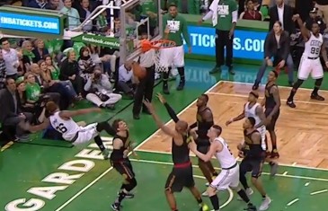 Marcus Smart with the GOAT flop