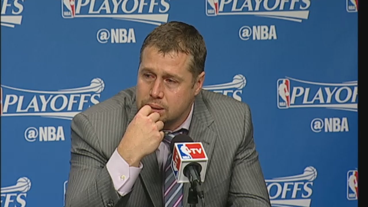 Memphis Grizzlies coach Dave Joerger breaks down into tears over his team