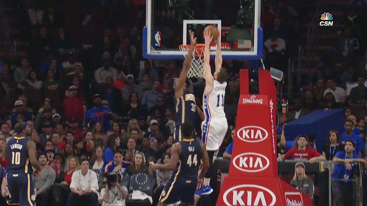 Nik Stauskas stuns Pacers with the poster slam