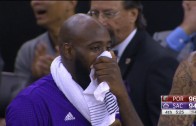 Quincy Acy commits rare interference technical foul on Kings bench