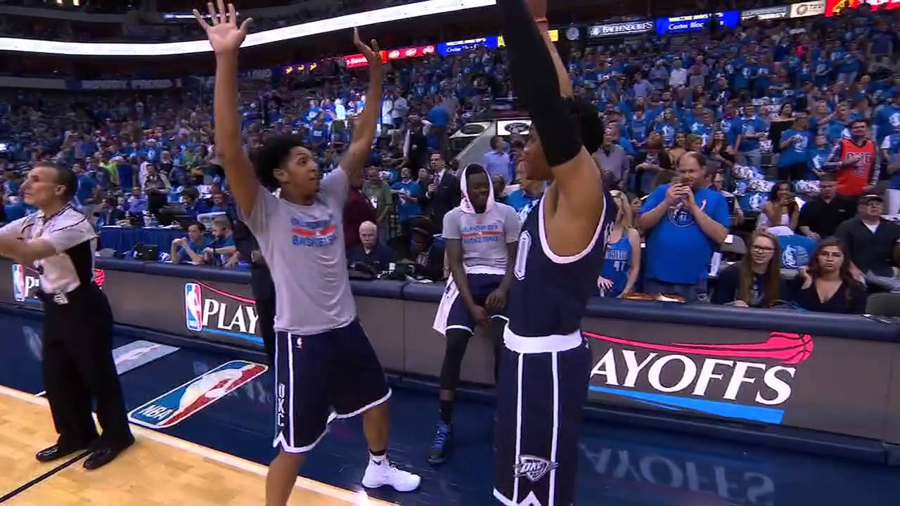 Russell Westbrook breaks out his dance routine uninterrupted