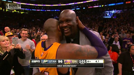 Shaq calls Kobe Bryant a “bad motherfucker” after final game