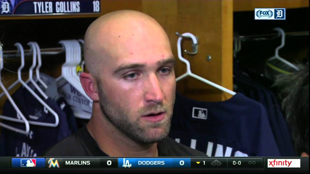 Tigers outfielder Tyler Collins says he let his emotions get the best of him