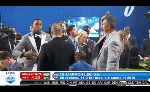 Urban Meyer’s high five gets snubbed by Darron Lee