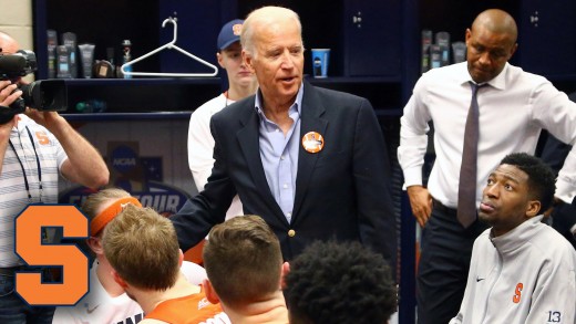 VP Joe Biden speaks to Syracuse after loss to North Carolina