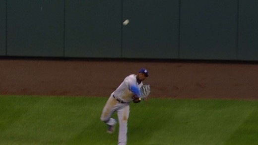 Yasiel Puig throws a Bo Jackson laser to gun down Trevor Story