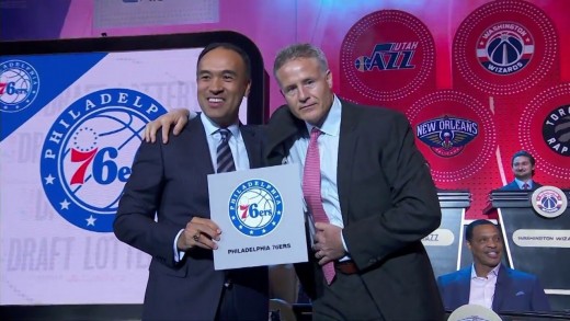 2016 NBA Draft Lottery Reveal (Philadelphia 76ers land #1 pick)