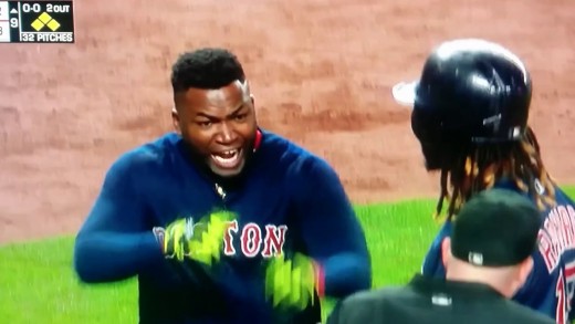 David Ortiz flips out on umpire after strikeout call